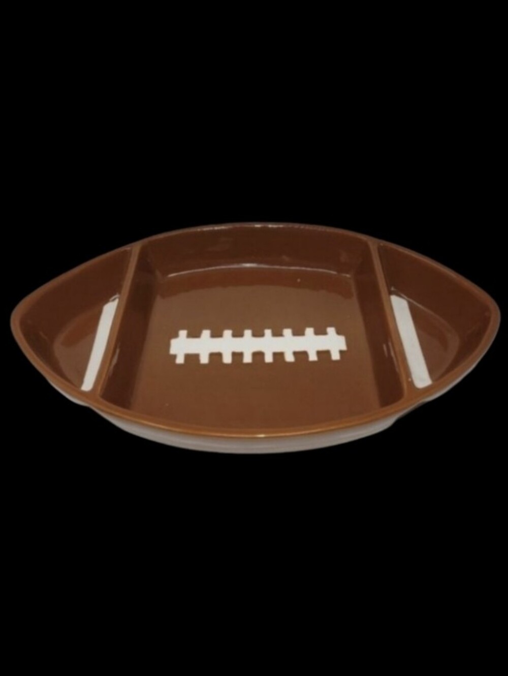 NIB FOOTBALL SERVING DISH/PLATTER
